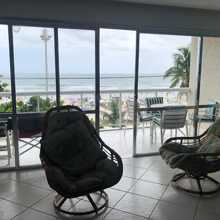 Apto Enorme Pe Na Areia, Vista Linda C/ Academia E Sauna Guaruja Exterior photo